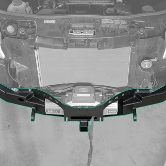 FRONT WINCH MOUNT WITH INCLUDED TOW HOOKS – SPRINTER (2019+). Photo 1