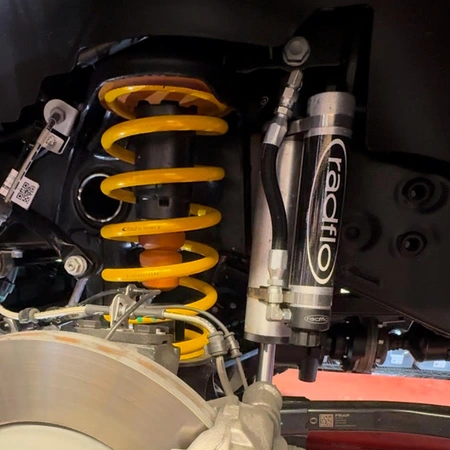 Radflo INEOS Grenadier 2.5 Front Shock with Compression Adjuster 0-2in Lift (set of 2). Photo 1