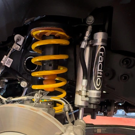 Radflo INEOS Grenadier 2.5 Front & Rear Suspension Kit with Steering Stabilizer. Photo 1