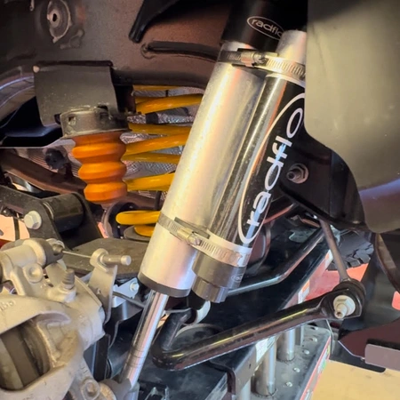 Radflo INEOS Grenadier 2.5 Front & Rear Suspension Kit with Steering Stabilizer. Photo 2